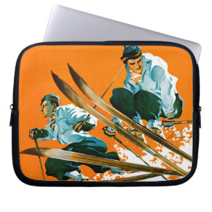 Ski Jumpers by Ski Weld Laptop Sleeve