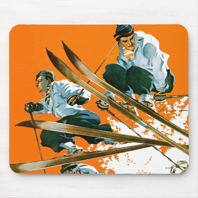 Ski Jumpers by Ski Weld Mouse Pad (Front)