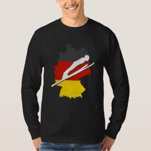 ski jumping germany ski flying winter sports ski j T-Shirt