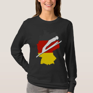 ski jumping germany ski flying winter sports ski j T-Shirt