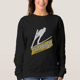 ski jumping ski flying competition winter sports s sweatshirt