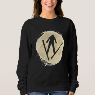 ski jumping ski flying ski vacation winter sports sweatshirt