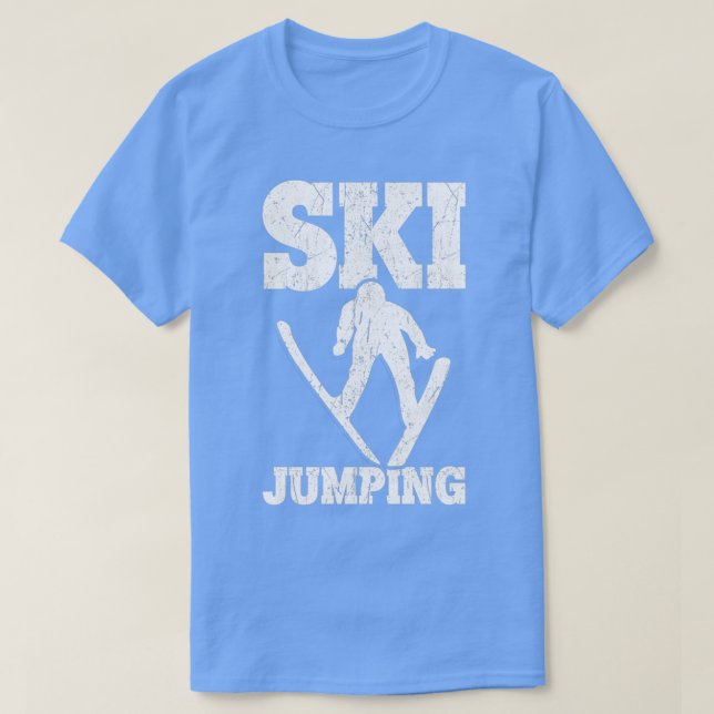 Ski jumping ski jump ski jumpers T-Shirt (Design Front)