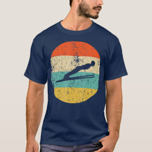 Ski Jumping Vintage Retro Ski Jumper T-Shirt