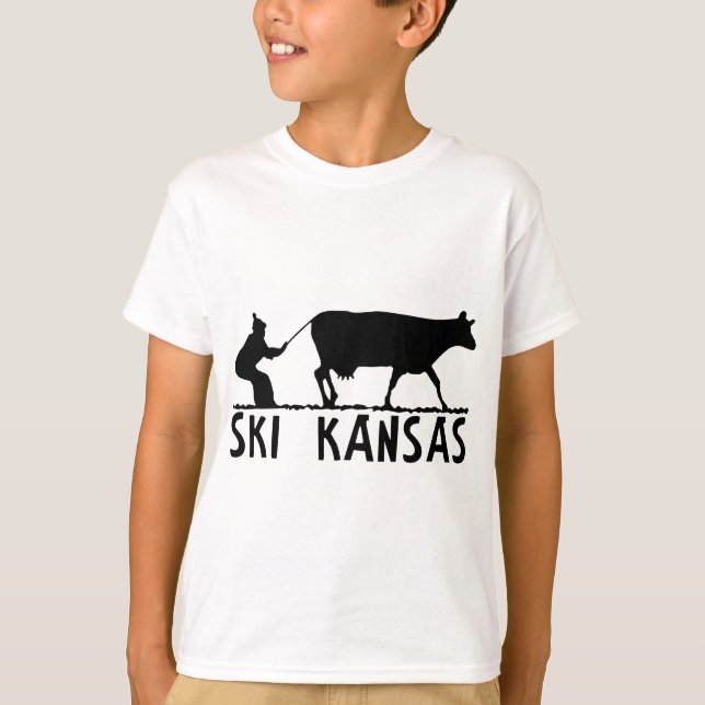Ski Kansas T-Shirt (Front)