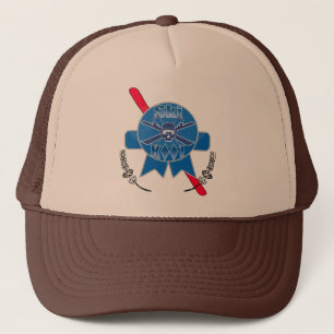 Ski kool Pabst Blue Ribbon truckers cap
