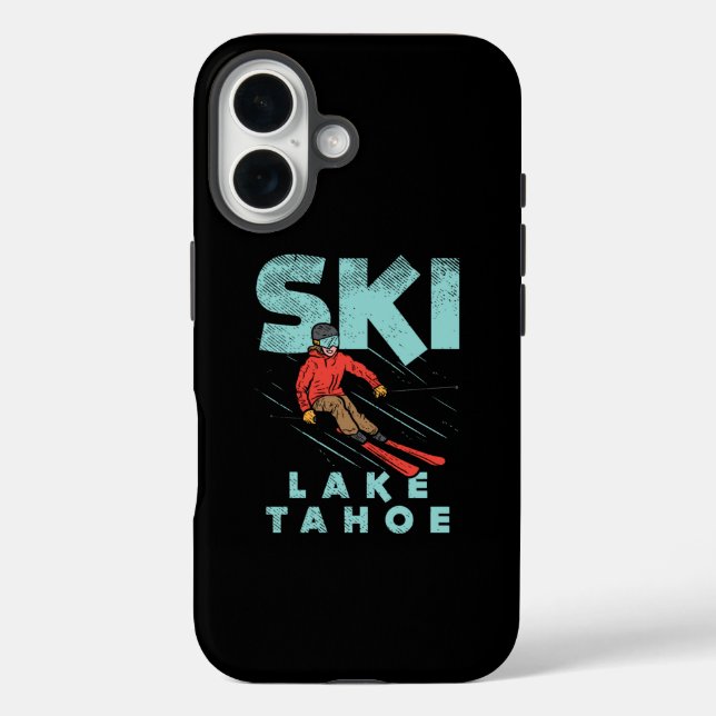 Ski Lake Tahoe Case-Mate iPhone Case (Back)