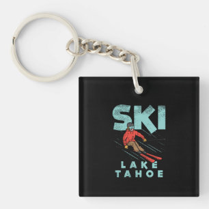 Ski Lake Tahoe Key Ring