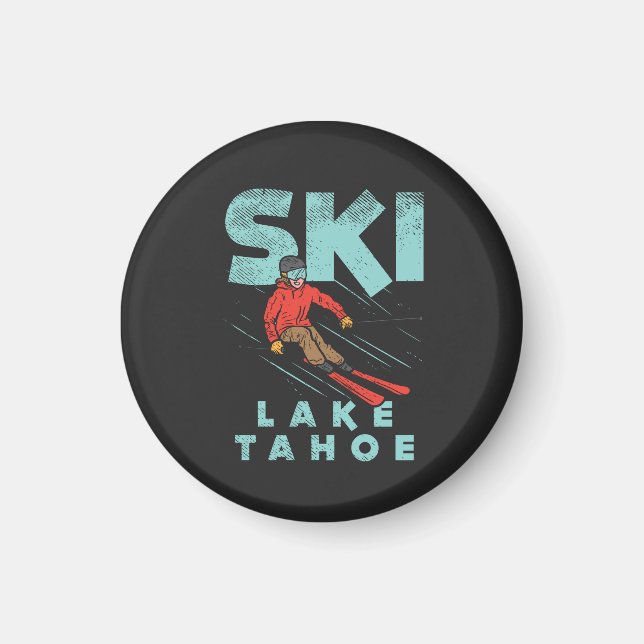 Ski Lake Tahoe  Magnet (Front)