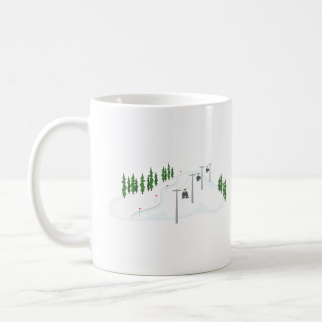 Ski Lift Coffee Mug (Left)