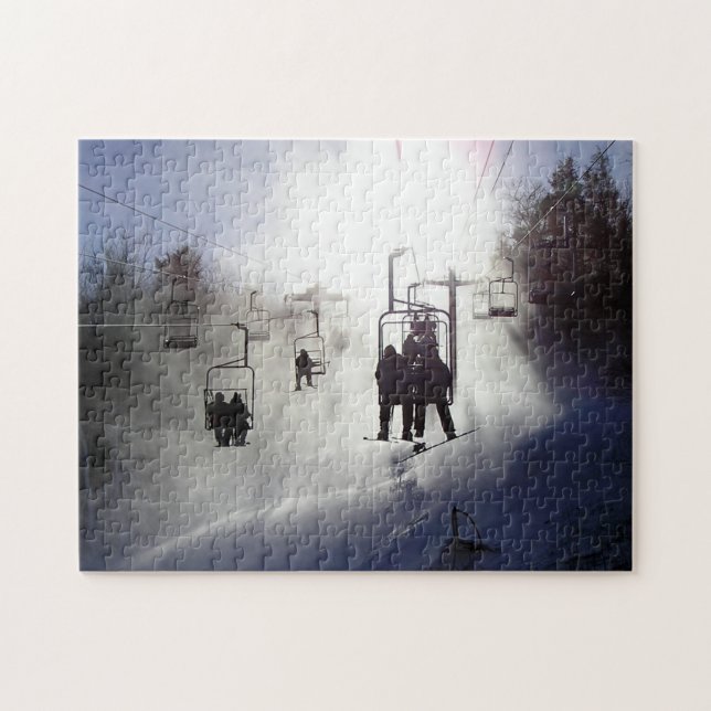 Ski Lift Jigsaw Puzzle (Horizontal)