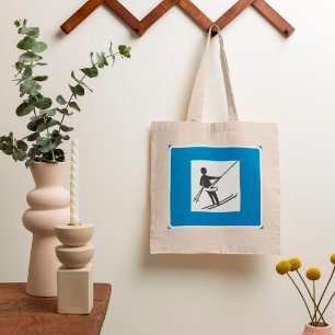 Ski Lift Sign Tote Bag