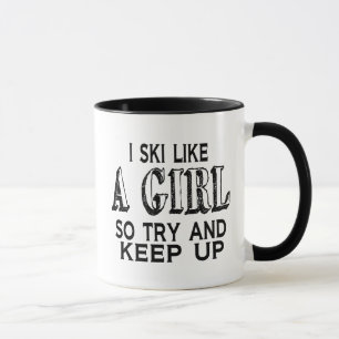 Ski LIke a Girl Mug