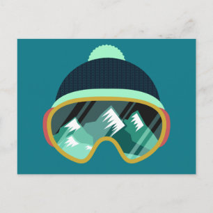 Ski Mask postcard