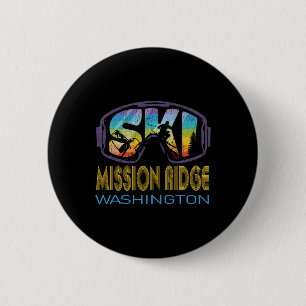 Ski Mission Ridge Washington Skiing Vacation 6 Cm Round Badge