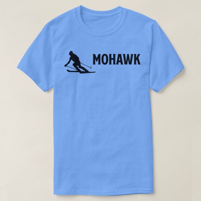 Ski Mohawk Mohawk Mountain Resort CT Skiing T-Shirt (Design Front)