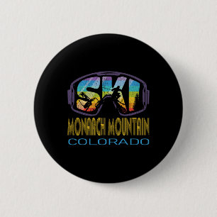Ski Monarch Mountain Colorado Skiing Vacation  6 Cm Round Badge