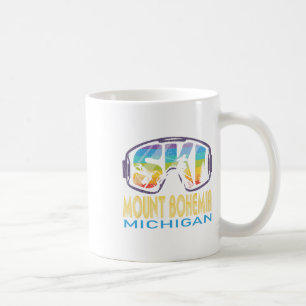Ski Mount Bohemia Michigan Skiing Vacation  Coffee Mug