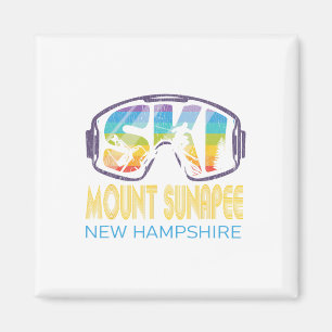 Ski Mount Sunapee New Hampshire Skiing Vacation  Magnet