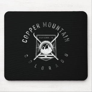 Ski Mountain Colorado Skiing Snowboarding Ski Wint Mouse Pad
