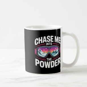 Ski Mountain For Men And Women. Powder Skiing _8 Coffee Mug