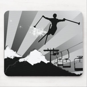 ski. mouse pad