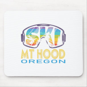 Ski Mt Hood Oregon Skiing Vacation Mouse Pad