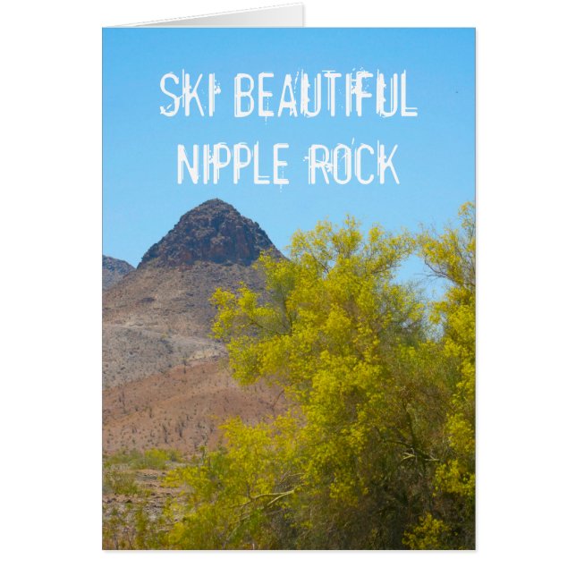 Ski Nipple Rock (Front)
