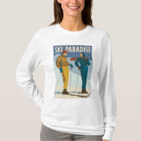 Ski Paradise Vintage  Print