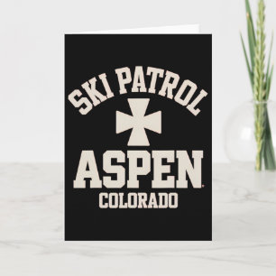 Ski Patrol Aspen Colorado Skiing And Snowboarding Card