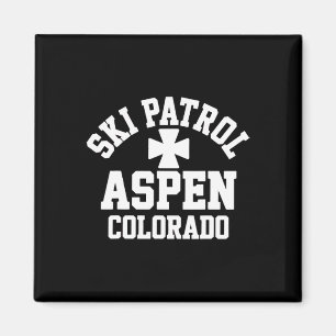 Ski Patrol Aspen Colorado Skiing And Snowboarding Magnet