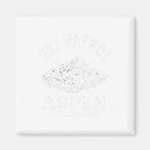 Ski Patrol Aspen Colorado Skiing And Snowboarding  Magnet