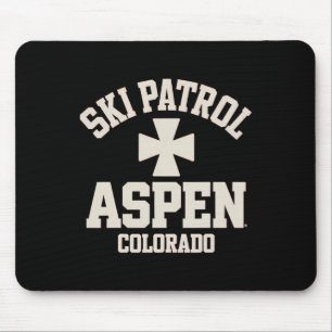 Ski Patrol Aspen Colorado Skiing And Snowboarding Mouse Pad
