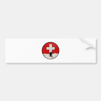 Ski Patrol Bumper Sticker