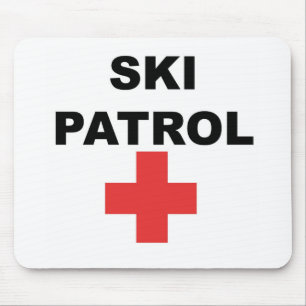 Ski Patrol Mouse Pad