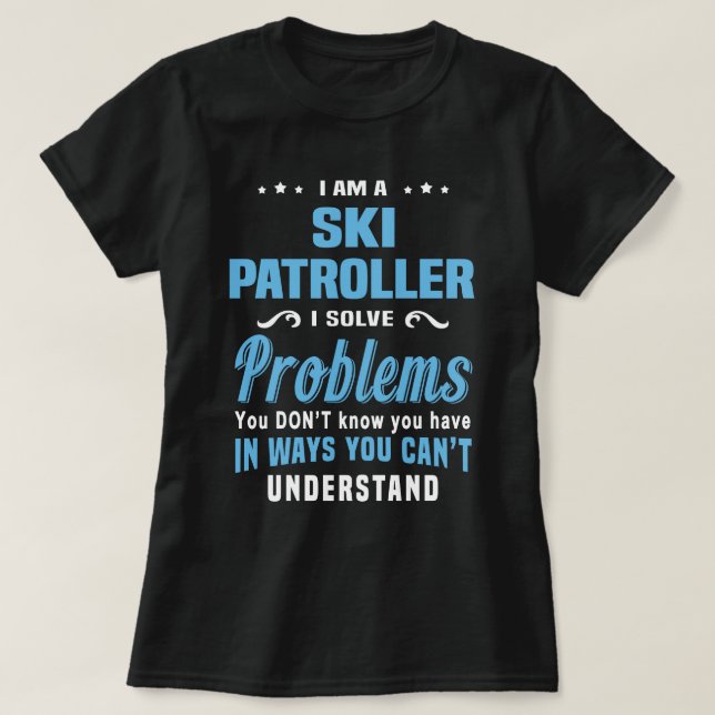 Ski Patroller T-Shirt (Design Front)