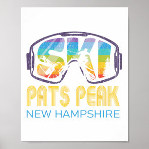 Ski Pats Peak New Hampshire Skiing Vacation  Poster