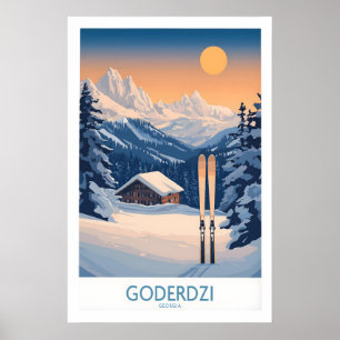 Ski Poster Goderdzi Georgia 1
