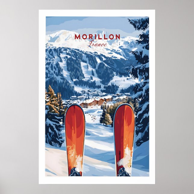 Ski Print Morillon France 1 (Front)