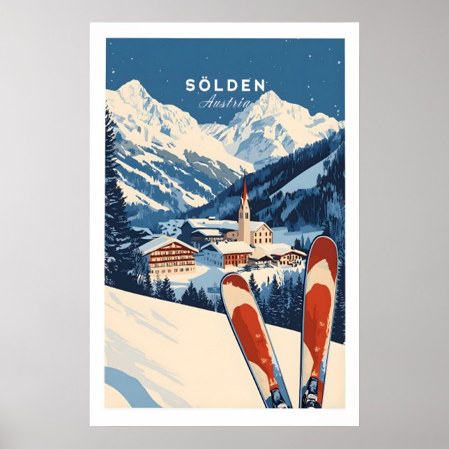 Ski Print Sölden Austria 1 (Front)