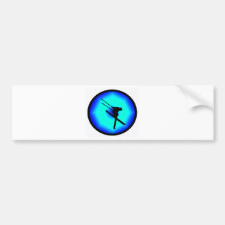 SKI PURE SNOW BUMPER STICKER