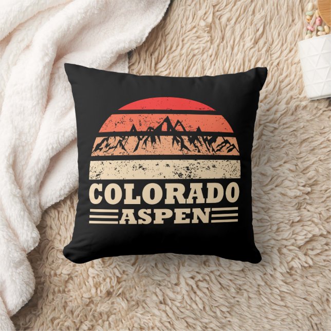 Ski Resort Aspen Colorado Cushion (Blanket)