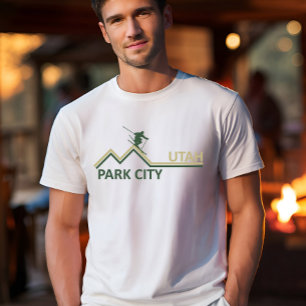 Ski Resort Park City Utah skier T-Shirt
