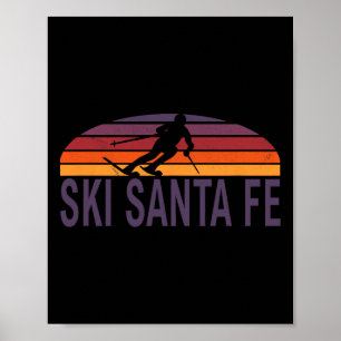 Ski Santa Fe New Mexico Ski Resort Snowboarding 1 Poster