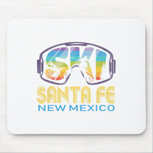 Ski Santa Fe New Mexico Skiing Vacation Mouse Pad