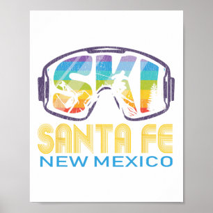 Ski Santa Fe New Mexico Skiing Vacation Poster
