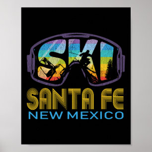 Ski Santa Fe New Mexico Skiing Vacation  Poster