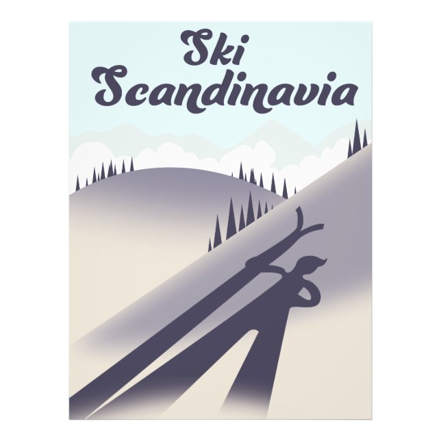 Ski Scandinavia Photo Print (Front)