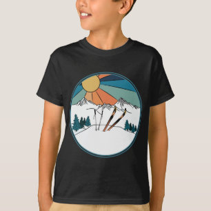 Ski Scene Powder To The People T-Shirt