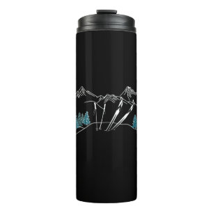 Ski Scene Resort Winter Sports Thermal Tumbler